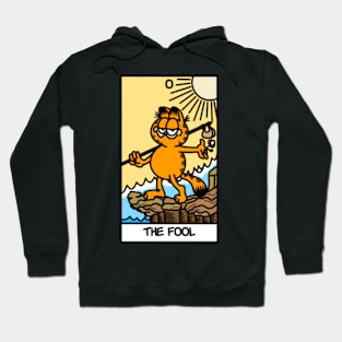 the fool tarot card but it's garfield Hoodie